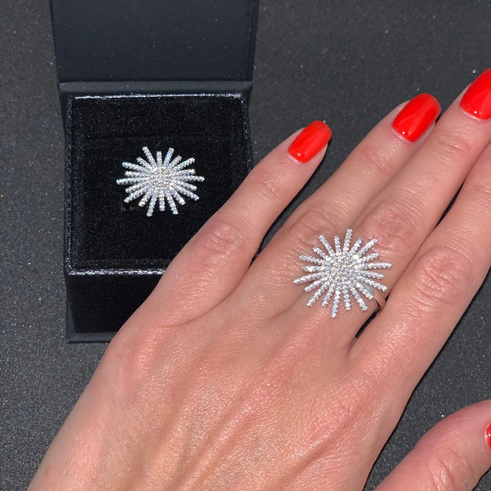 new 925 sterling silver rings in size 6 and 7